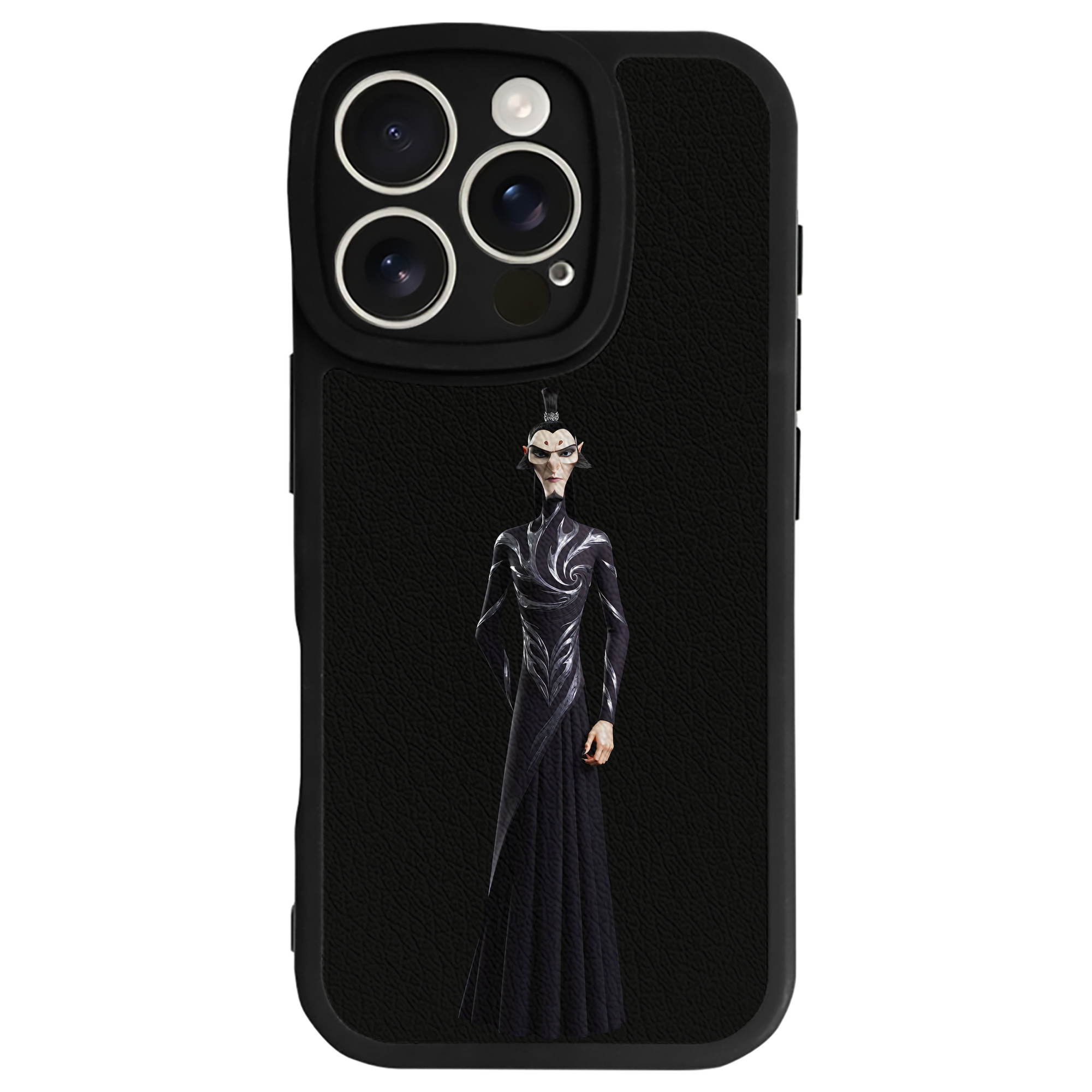 （画像用） Ne Zha 2 ナタ 魔童の大暴れ 【iPhone 16シリーズ対応】シリコンスマホケース（レザー調） 材質：シリコン